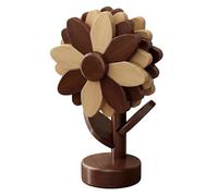 Sunflower Wood Trivet, Foldable Heat Protector, Decorative Table Mat