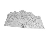 SUNGOOYUE 10 Pièces Cartes d'invitation Découpées en Papier Invitations de Mariage Sculptées Européennes Feuilles Intérieures Vierges Design Romantique pour Mariage Fiançailles Douche Nuptiale