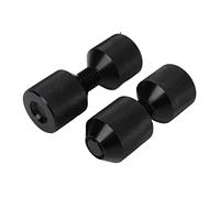 SUNGOOYUE 2 PCS FLANGE ALIGNAGE PINE BOURNAGE LOCAGE DE LOCATION DE LA PINE GUIDE BUNE PIN 1-1/8 Pouces Deux Trous Set Épingles à Double Trou Filetées en Aluminium avec Outils DE Tuyauteur pour
