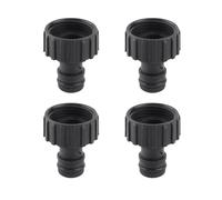 SUNGOOYUE Adaptateur de Tuyau d'arrosage en Plastique, Connecteur de Mamelon à Filetage Femelle de 15mm, Matière Plastique pour Connexion de Tuyau d'arrosage de Jardin, Utilisation 'Irrigation de