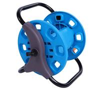 SUNGOOYUE Chariot Enrouleur de Tuyau d'arrosage, Organisateur de Tuyau Portable avec Installation Rapide, Fixation Solide, PP et Cuivre Métallique, capacité de 20 M, pour Maison, Jardin, Serre, Route