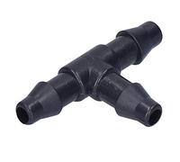 SUNGOOYUE Connecteur en T pour Tuyau Push Fit ABS 4 Raccords d'irrigation Goutte à Goutte de 7 Mm Paquet de 100 Facile à Installer Menuisier Barbelé à 3 Voies pour Parterres de Jardin Fermes