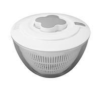 SUNGOOYUE Essoreuse à Salade Manuelle, Séchoir à Légumes Presse 5L 9,45 | Le Dessus de la Pompe Tourne les Verts Secs, Le Panier Amovible Draine L'eau, S'adapte à L'évier et au Comptoir, pour les