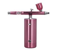 SUNGOOYUE Kit D'aérographe Rechargeable Portable avec Flux D'Air Réglable pour la Décoration pour la Marque -Up pour la Marque Artistique-up Gâteau à Air en Corde avec Compresseur pour les Débutants