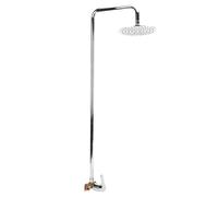 SUNGOOYUE Kit de Douche Extérieure, Robinet Résistant à la Lumière du Soleil en Acier Inoxydable 304, Pomme de Douche à Pluie à Montage Mural Haute Pression pour Patio Piscine Plage