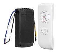 SUNGOOYUE Kit de TéléCommande et Récepteur de Ventilateur de Plafond, Commande sans Fil à 3 Vitesses avec Fonction de Synchronisation pour Ventilateurs de Plafond à Moteur AC