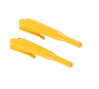 SUNGOOYUE Lot de 2 Cache-crayons de Charpentier en ABS pour Marqueur de Travail du Bois, Clip de Poche à Longue Pointe, Accessoire de Traçage à Trou Profond pour les Menuisiers, les Charpentiers,