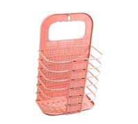 SUNGOOYUE Panier à Linge Mural Pliable, Panier à Linge Suspendu en Plastique PP avec Large Ouverture et Poignées de Transport, Poubelle à Vêtements Sales Peu Encombrante pour Salle de Bain, Chambre