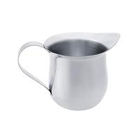 SUNGOOYUE Pichet à Mousse de Lait Pichet à Mousse en Acier Inoxydable 240 Ml Bec de Finition Poli Poignée Soudée Facile à Nettoyer pour Lattes Chocolat Chaud Café Home Barista (150ML)