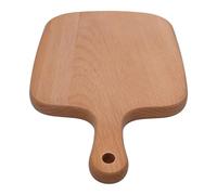 SUNGOOYUE Planche à Découper en Bois de Hêtre, Planche à Charcuterie en Bois avec Poignée, 33 X 20 X 1,5 Cm pour Hacher et Servir, Lisse Polie à la Main pour la Préparation de la Cuisine, les