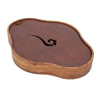 SUNGOOYUE Plateau à thé avec Stockage d'eau et Coussin de Protection, Plateau de Service de Style Chinois pour Service à thé Kungfu, Salon de, Bureau à Domicile, Utilisation pour la Cérémonie du