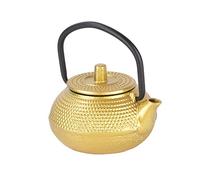 SUNGOOYUE Poignée Antidérapante Mini Théière en Fonte Bec Verseur Lisse | Poignée antidérapante mini théière en fonte bec verseur lisse poignée antidérapante fond plat ornemental cadeau donner des