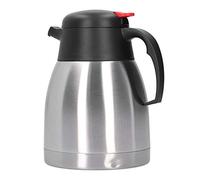 SUNGOOYUE Pot de Table Thermique Couvercle Rotatif 1,2 L 1,5 L Pichet isolé Sous Vide en Acier Inoxydable Versez à une Main Facile à Nettoyer pour le Bureau café thé Usage Commercial (#)