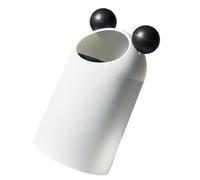 SUNGOOYUE Poubelle Semi-ronde en Plastique pour Salle de Bain Design | Poubelle en plastique semi-ronde pour salle de bain Design poignée de transport bidirectionnelle chambre à coucher en