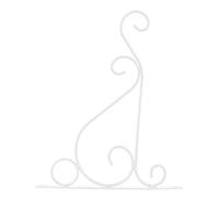 SUNGOOYUE Support Mural pour Plantes en Fer, 30x21cm, Finition Peinture Rouille, pour Intérieur et Extérieur, Jardin, Balcon, Décoration, Prend en Charge les Plantes, les Fleurs, les Carillons