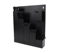 SUNGOOYUE Support Mural pour Range-Colliers avec 250 Colliers, Trieur à 5 | Cadre en métal robuste, profondeur de fente de 10 à 35 cm, assortiment de 250 pièces, identification de la taille, garage