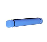 SUNGOOYUE Tube d'affiche Tube de Carte en Plastique Extensible 24,6 à 40,2 Pouces de Stockage de Documents Antichoc avec Sangle pour Le Transport d'œuvres 'Art de Plans 'Affiches (Blue)