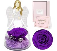 Sunia Rose éternelle Ange Mère Fille Cadeau Violet