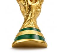 SUNIBAO Réplique de Trophée Coupe du Monde de Football, Style Coupe Hercules, Prix Champion en Résine, Souvenir de Collection pour Fans, Bureau Bar Vitrine,36cm