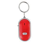 Sunicon - détecteur de ommande vocale, sifflet, localisateur de Porte-clés Anti-Perte (Rouge)