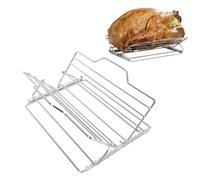 Sunicon Grille de Gril réglable, Grille de Dinde, Acier au Carbone antiadhésif épaissi, pour Utilisation dans Les Fours et Les fumoirs.