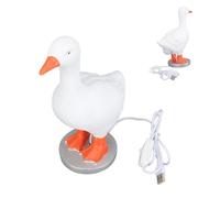 Sunicon Lampe Oeuf de Canard, Oeufs de Canard Lumineux Chargement USB Lampe de drôle créative Mignonne pour d'anniversaire décoration de Bureau Ornements