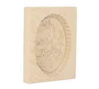 Sunicon Moule à Biscuits en Bois, Moule à Timbre de Presse à Biscuits sculpté Lavable réutilisable à dégagement Facile pour la Cuisson de Cuisine à Domicile (Arbre fruitier)