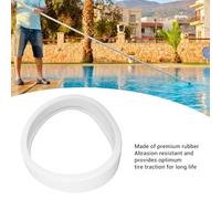 Sunicon Pneu de Nettoyeur de Piscine en Caoutchouc Blanc, pièce de Rechange C10, 3 pièces