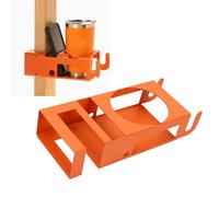 Sunicon Porte-gobelet de style colonne, support de rangement pour chantier de construction, avec crochets