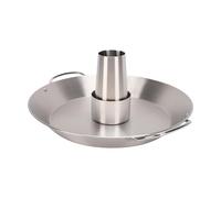 Sunicon Support à Poulet en canette de bière, Support à Poulet Rond Amovible, Accessoire de Barbecue, Lavable au Lave-Vaisselle