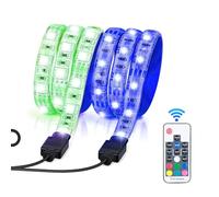 SUNJULY Bande Lumineuse LED pour Scooter Électrique, 30 LED RGB Avec Télécommande, Pliable Étanche pour Skateboard Scooter Fête et Décoration Intérieure et Extérieure pour Xiaomi M365/M365 pro