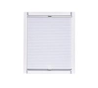 Sunl INES Store plissé nid d'abeille fabriqué en Allemagne, lumière du Jour, Wohn-Guide Klemmfix Argent Rail, 60 x 150, Plastique Gris, Blanc, 60 x 2.3 x 150 cm
