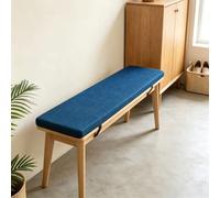 SUNLIMEI Coussin pour Banc Intérieur Doux Antidérapant 60x70cm Bleu Foncé | Coussins De Meubles De Jardin Rectangulaires Lavable Déhoussable Antidérapant Pour Banc De Jardin, Balancelle Et Chaise