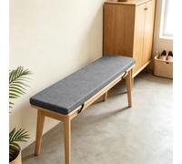 SUNLIMEI Coussin pour Banc Intérieur Doux Antidérapant 60x70cm Gris Clair | Coussin Pour Banc Intérieure Doux Lavable Confortable Facile À Entretenir Pour Salon De Jardin, Terrasse, Balcon