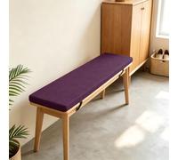 SUNLIMEI Coussin pour Banc Intérieur Doux Antidérapant 60x70cm Pourpre | Coussin Pour Banc Intérieure Avec Dessous Antidérapant Confortable 5Cm Pour Banc, Terrasse, Balcon Et Balancelle