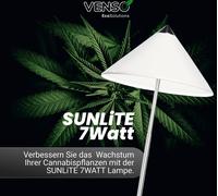 SUNLiTE Lampe LED pour plantes 7W rouge intérieur Éclairage extensible pour plantes