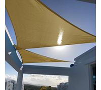 SUNNY GUARD Voile d'ombrage Triangulaire pour Jardin, Cour, terrasse, Jardin, activités et installations de Plein air (Nous fabriquons des Tailles personnalisées) 3,5 x 3,6 x 3,6 m