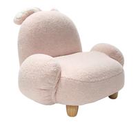 Sunny Lilo Fauteuil Enfant avec Oreilles, Rose | Chaise Tissu Teddy | Pour la salle de jeux ou la chambre d'enfant - 51 x 66 x 47 cm - à partir de 3 ans - 100 kg max.