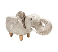 Sunny Tabouret pour Enfant Eléphant Gris | Chaise Design Animal | Pour la salle de jeux ou la chambre - 78 x 36 x 40 cm - à partir de 3 ans - Max. 100 kg