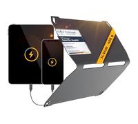 Sunnybag SUNBOOSTER 14 | Chargeur solaire portable de 14 W | Pliable, efficace, étanche | 2 sorties USB | Chargement de téléphone portable, tablette, batterie externe | Pour l'extérieur, la randonnée,