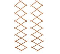 SUNNYDAYS Mon Jardin Treillis en Bois Extensible 180X30X0,7CM (Lot de 2)