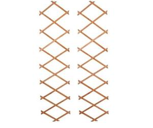 SUNNYDAYS Mon Jardin Treillis en Bois Extensible 180X30X0,7CM (Lot de 2)