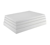 sunnypillow Matelas en Mousse 60 x 200 x 4 cm RG 35/43 polyuréthane expansé pour Rembourrage de Coussins - Mause pour canapé, bancs, chaise - différentes épaisseurs