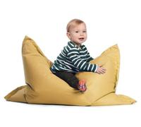 sunnypillow Pouf Poire rectangulaire 100 x 70cm avec Billes de polystyrène intérieure extérieur Fauteuil poir avec Rembourrage Perles EPS Housse Amovible