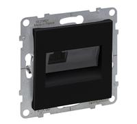SUNO Prise unique d'ordinateur RJ45 chat 5e UTP noir 721450