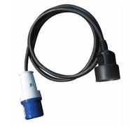 Sunroad Adaptateur Mâle CEE 17 220V Femelle Schuko avec Cordon Camping-Car Van