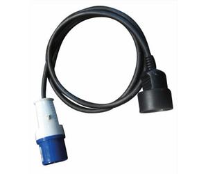 Sunroad Adaptateur Mâle CEE 17 220V Femelle Schuko avec Cordon Camping-Car Van