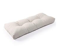 SUNROX LokGrip Coussin de Banc antidérapant touffetée en Mousse à mémoire de Forme, résistant à l'eau, Durable et épais, pour extérieur/intérieur, 121,9 x 40,6 x 10,2 cm, crème