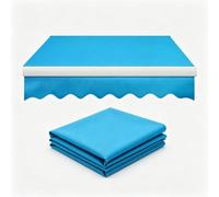 Sunsetter Pare-soleil rétractable en tissu Oxford imperméable | Housse d'auvent résistante aux UV, sans cadre, ajustement personnalisé, porte de terrasse, cour, dimensions (6 x 2 m)