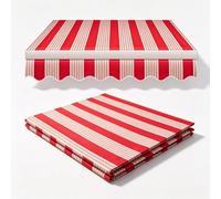 Sunsetter Retractable Sun Shade, Tissu Oxford imperméable | Couverture résistante aux UV, sans cadre, coupe personnalisée, porte de patio, cour, tailles (19,13 x 8 ft/4 x 2,5 m)